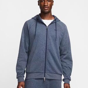 Nike Primary Fleece ‘Obsidian/Heather’ Men’s Dri-FIT UV Full-Zip Hoodie Sz 3XL